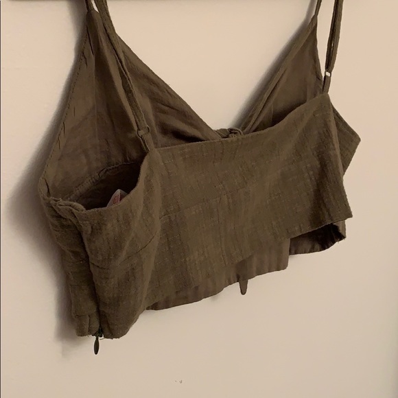 Kaki cropped cami - Picture 5 of 5